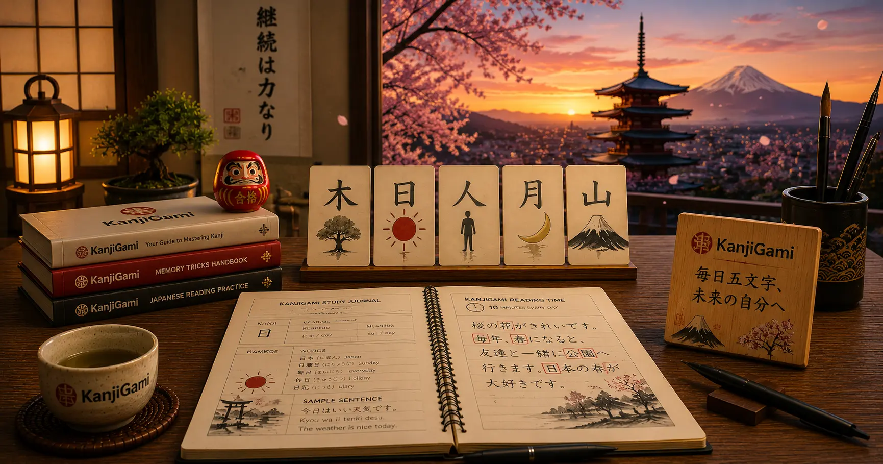 How to Learn Japanese Kanji Easily: My 5-Kanji-a-Day Method